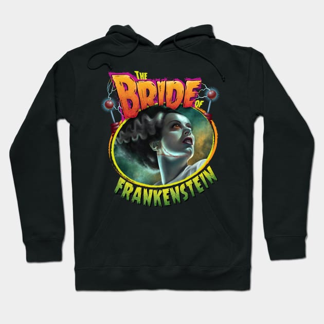 The Bride of Frankenstein Hoodie by Rosado